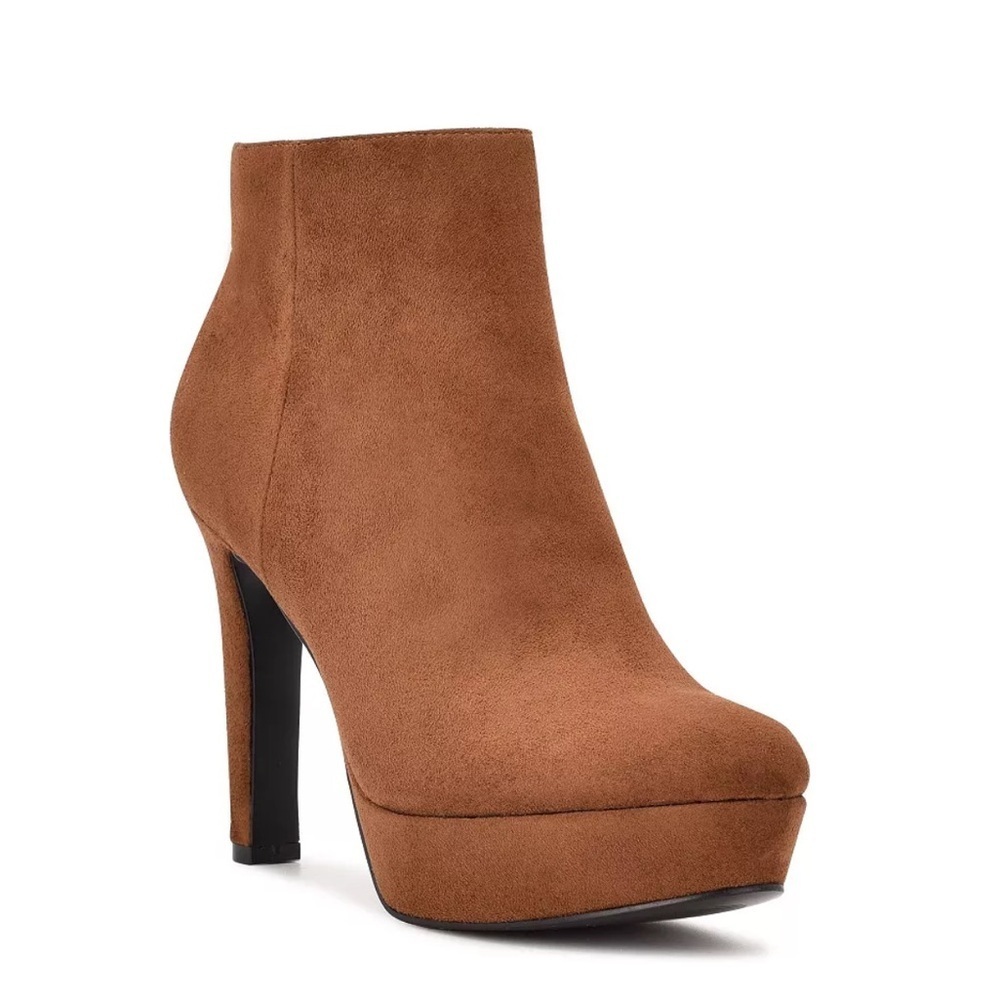 NWOB Nine West Glowup Platform Dress Booties Size 9